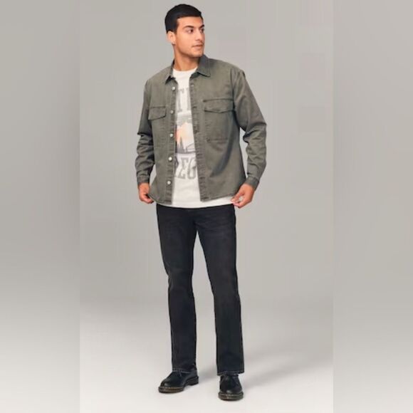 Abercrombie & Fitch Kennan straight jeans NWT size 28 x 30. - Picture 1 of 8